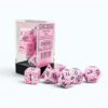 Speckled Pink Polydice Dobbelsteen Set (
