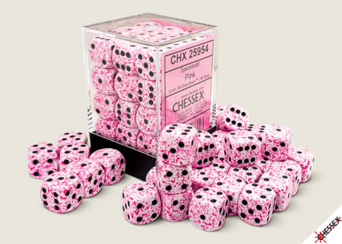 Speckled Pink D6 12mm Dobbelsteen Set (3