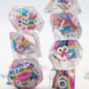Pansexual Flag RPG Dice Set