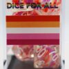 Lesbian Flag RPG Dice Set
