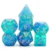 Blue & Green Seabed Treasure RPG Dice Se