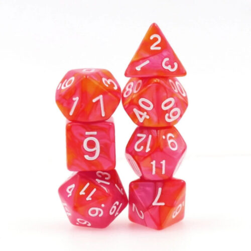 Grapefruit RPG Dice Set