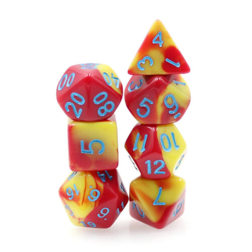 Ketchup & Mustard RPG Dice Set