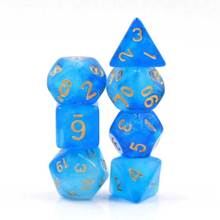 Mermaid's Crown RPG Dice Set (assortiment – willekeurige uitvoering)
