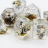 Black Koi Fish RPG Dice Set