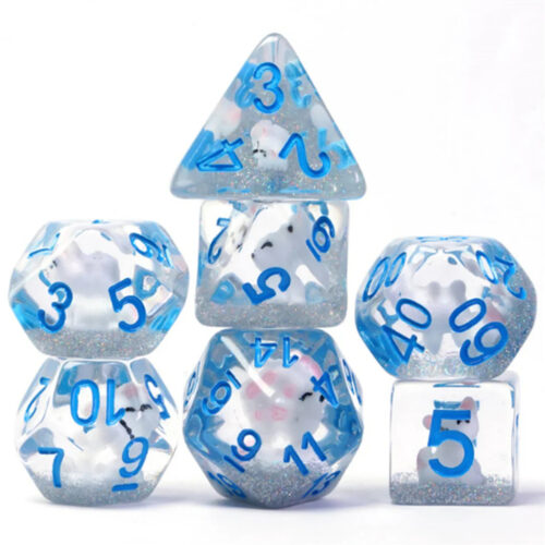 Arctic Fox RPG Dice Set (assortiment – willekeurige uitvoering)