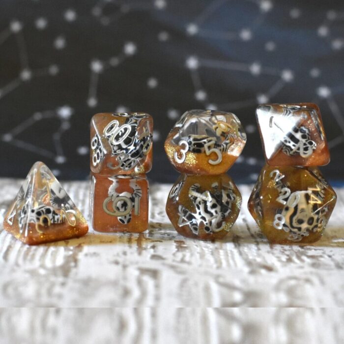 Desert Bull Head RPG Dice Set