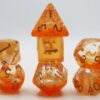 Golden Koi Fish RPG Dice Set