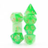 Green Milky RPG Dice Set