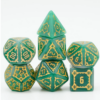 Huge Green Castle Dice Set - 25mm