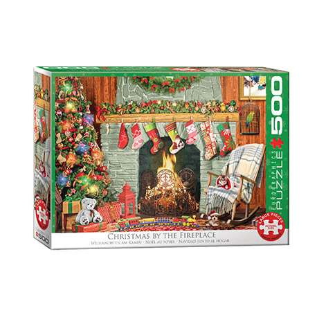 Christmas by the Fireplace (500)
