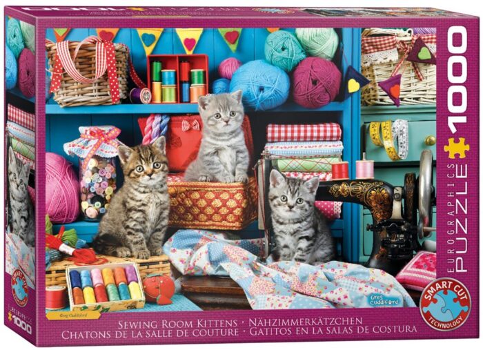 Kittens in the Sewing Room by Greg Cuddi