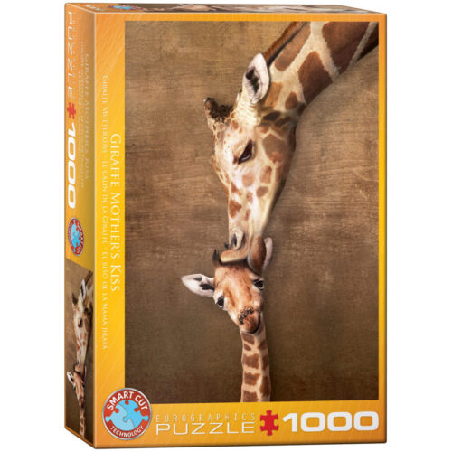 Giraffe Mother's Kiss (1000)