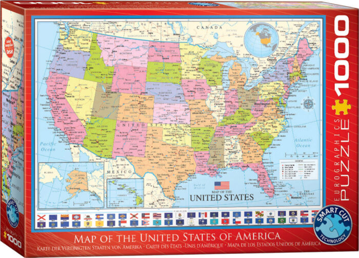 Map of the USA (1000)