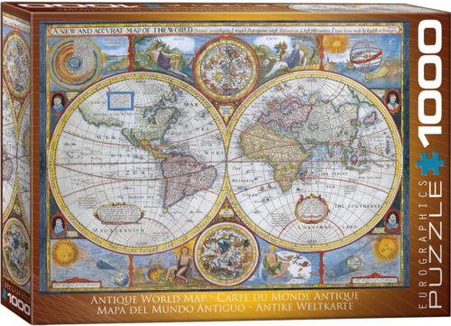 Antique World Map (1000)
