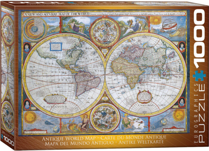 Antique World Map (1000)