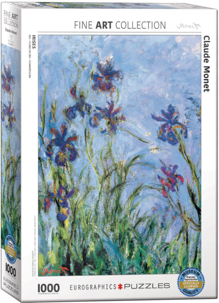 Irises (Detail) - Claude Monet (1000)