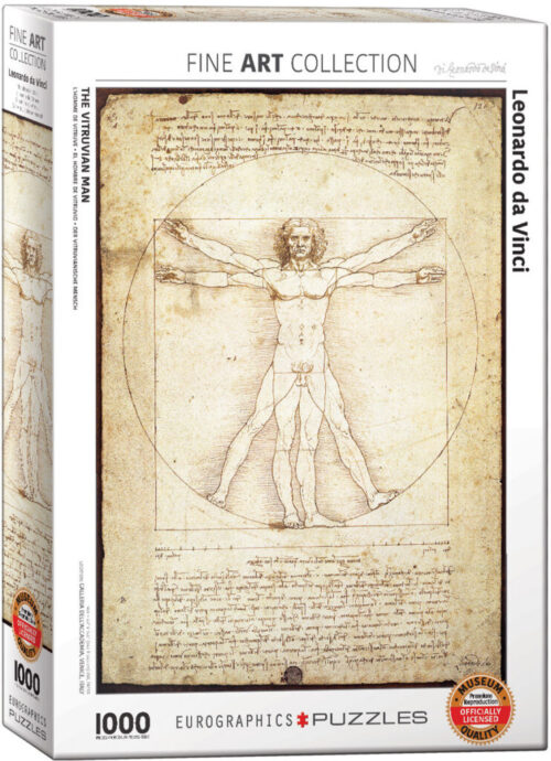 Eurographics The Vitruvian Man – Puzzel 1000 stukjes vanaf 9 jaar