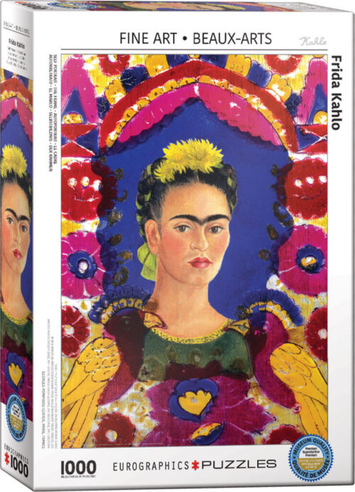 Self Portrait, The Frame - Frida Kahlo