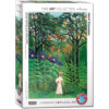 Woman in an Exotic Forest - Henri