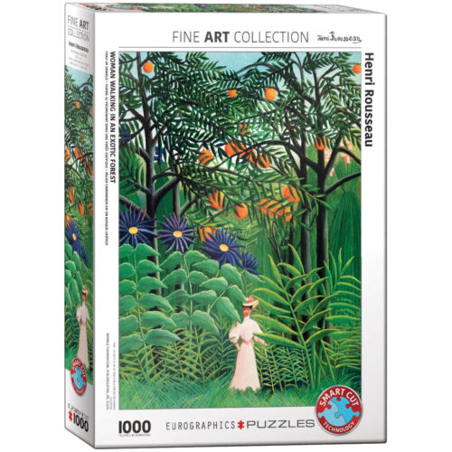 Woman in an Exotic Forest - Henri