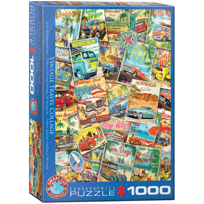 Vintage Travel Collage (1000)