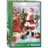 Santa with Sled - Simon Tread (1000)
