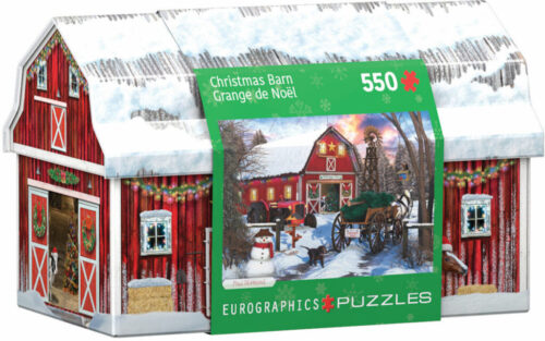 Christmas Barn Tin (550)