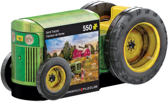 Vintage Tractor Shaped Tin (550)