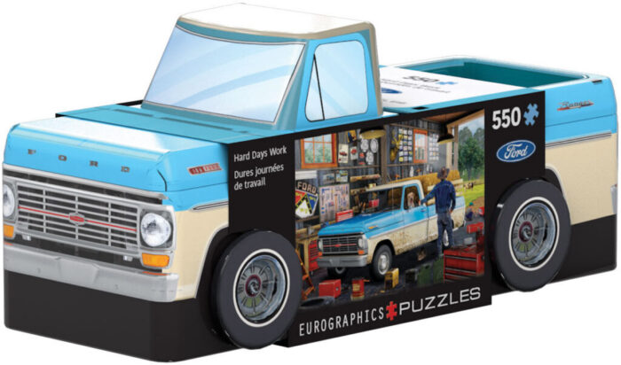 Hard Days Work Pickup Truck Tin (550)