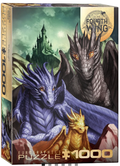 Eurographics Fourth Wing – Tairn, Sgaeyl & Andarna – Puzzel 1000 stukjes vanaf 16 jaar