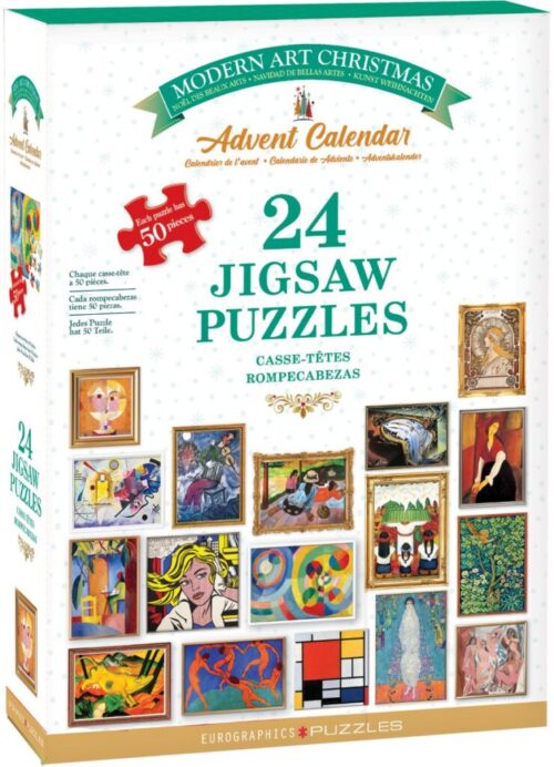 Modern Fine Art Advent Calendar (24x50)