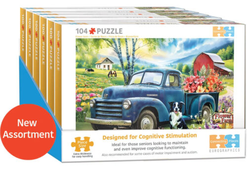 Eurographics Display Connecting Pieces 104 NEW (6 stuks) – Puzzel 104 stukjes