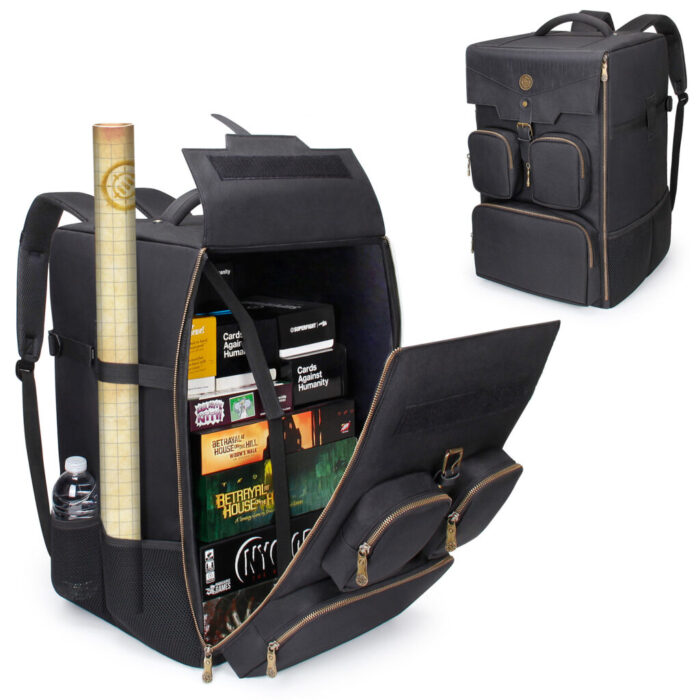 Board Game Backpack - Black (Large)