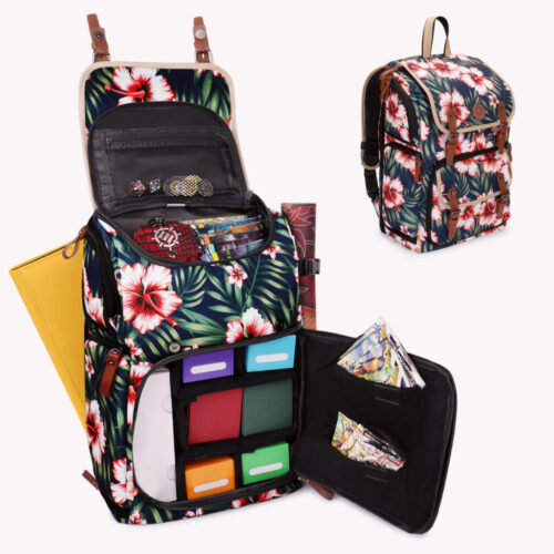 Trading Card Storage Box Backpack Tropic