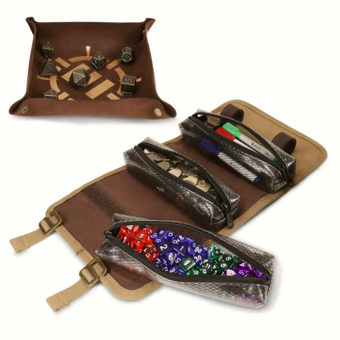 Canvas Dice Roll Case