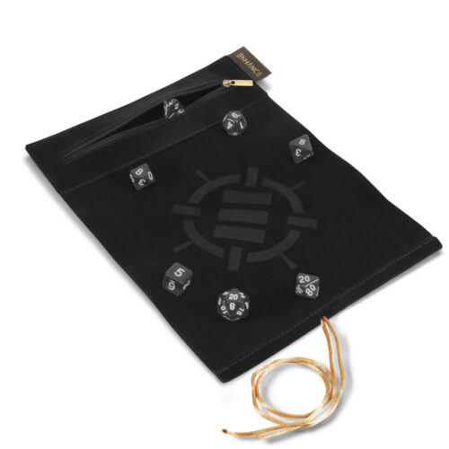 Black Tabletop Roll on a Scroll Dice Cas