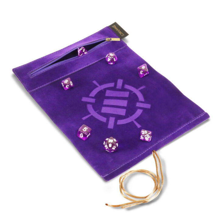 Purple Tabletop Roll on a Scroll Dice Ca