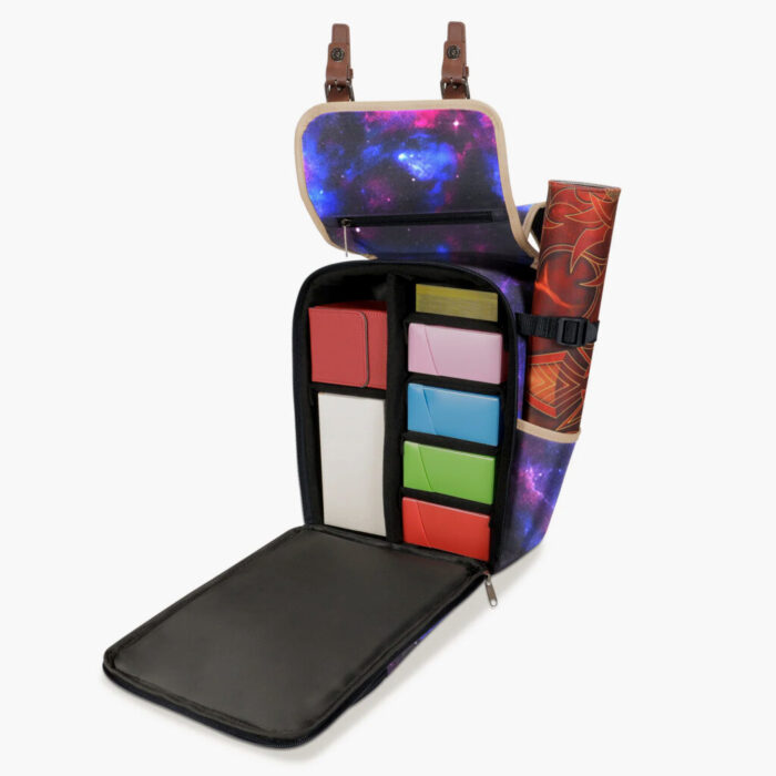 Compact Trading Card Backpack Galaxy