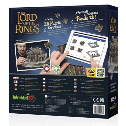 3D Lord of the Rings Edoras-Golden