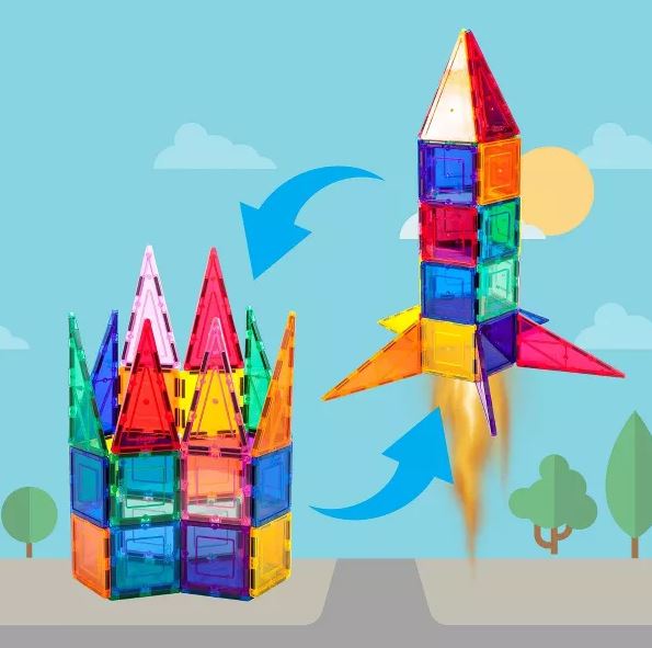 Picasso Tiles Rocket Booster Set (32)