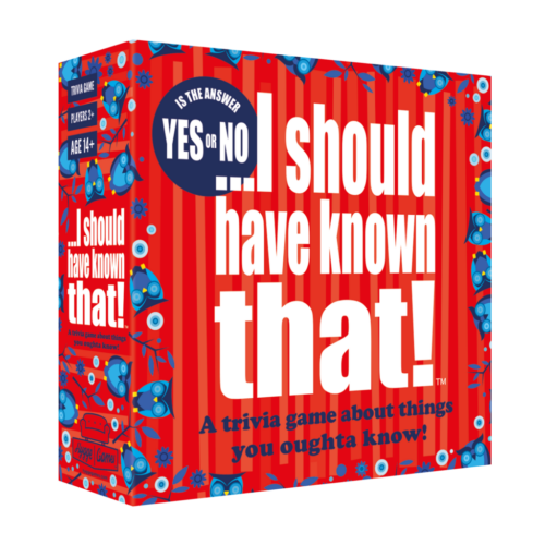 I should have known that - YES or NO