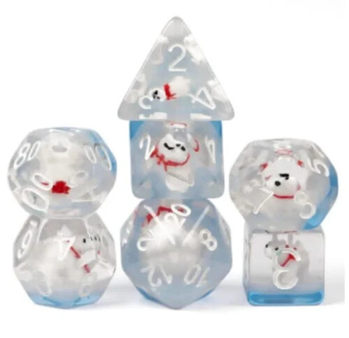 Polar Bear RPG Dice Set