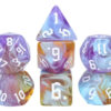 Amethyst Sunset RPG Dice Set
