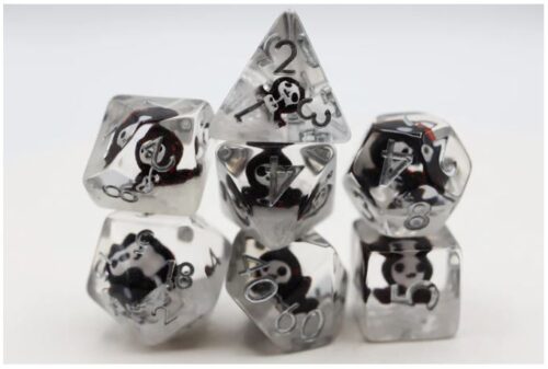 Grim Reaper RPG Dice Set