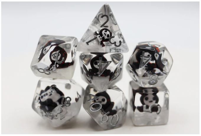 Grim Reaper RPG Dice Set