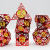 Oculus: Ablaze - Metal RPG Dice Set