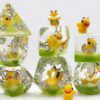 Happy Bees RPG Dice Set
