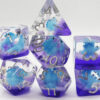 Blue Stegosaurus RPG Dice Set