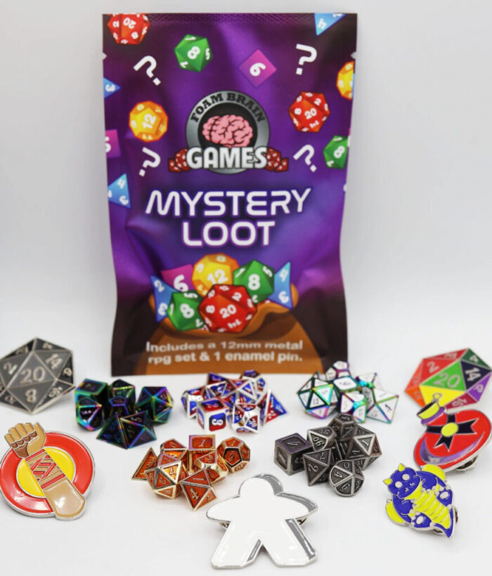 Epic Mystery Loot: Mini Metal RPG Set +